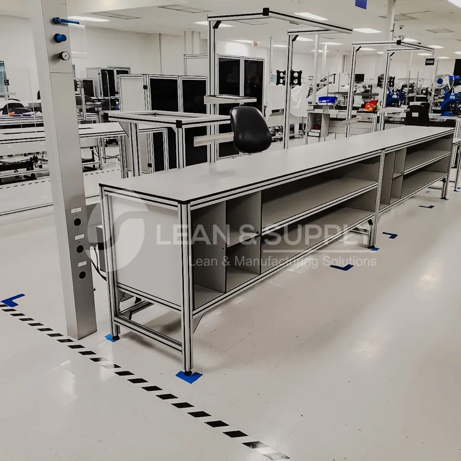 Estaciones modulares de aluminio