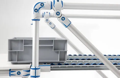 Estructura de sistema tubular modular